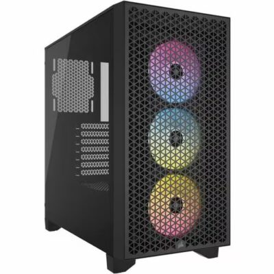 Corsair AIRFLOW Carcasa para computdora - ATX Placa base admitida - Media Torre - Vidrio templado, Acero